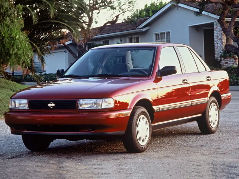 Nissan Sentra (B13) 3 поколение, рестайлинг, седан (08.1992 - 10.1994)